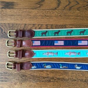 Set of four J. Bailey Buddy Belts - 22”